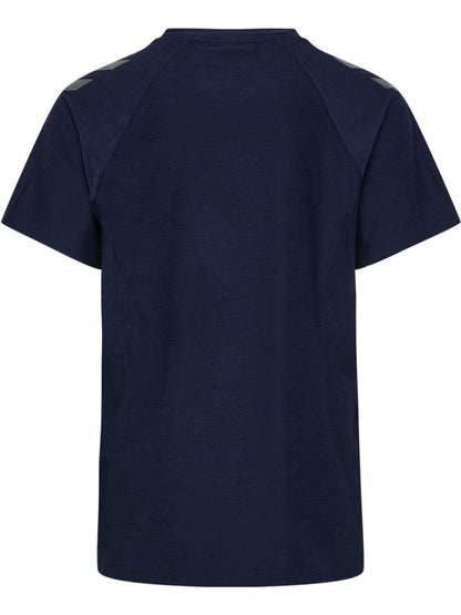 HUMMEL Cima 2.0 Jersey S/S Kind (marine melange)