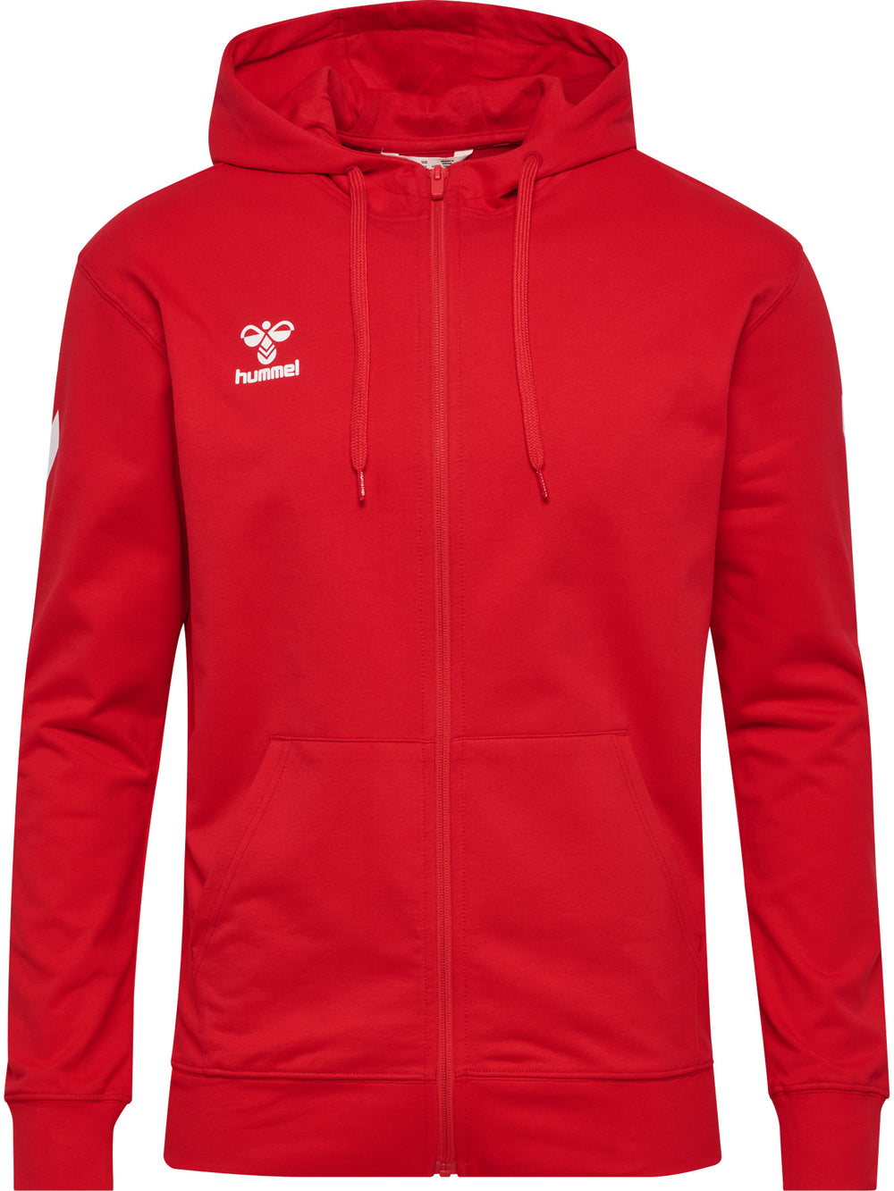 HUMMEL Go 2.0 Chevron Zip Hoodie (true red)