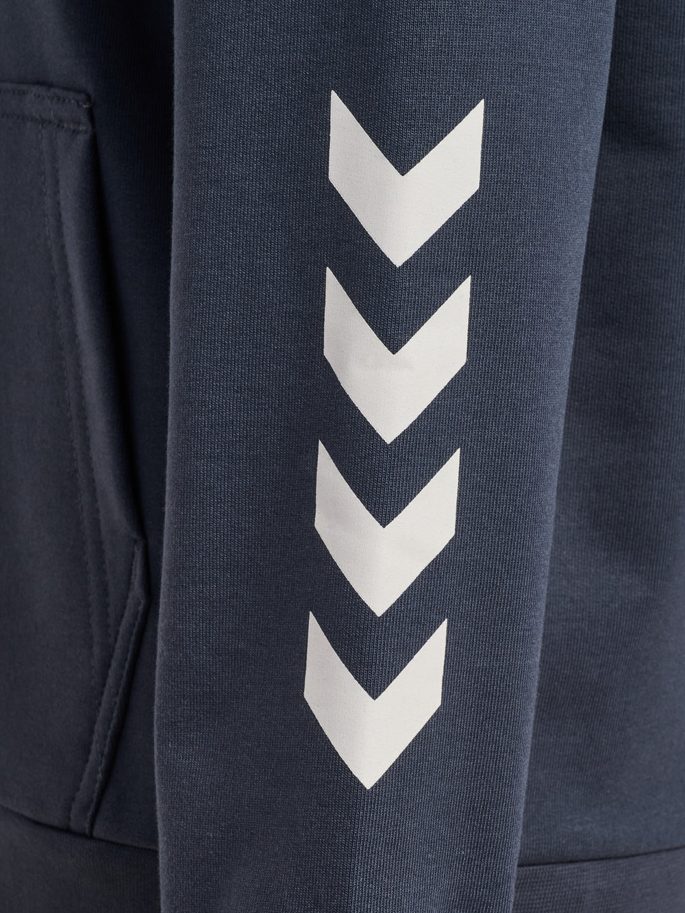 HUMMEL Reg Logo Hoodie Kind (ombre blue)
