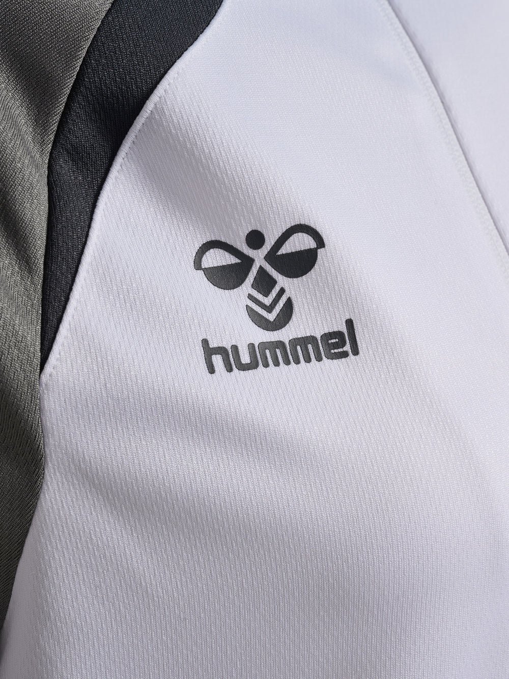 HUMMEL Lead 2.0 Zip Hoodie Damen (white/steel gray)