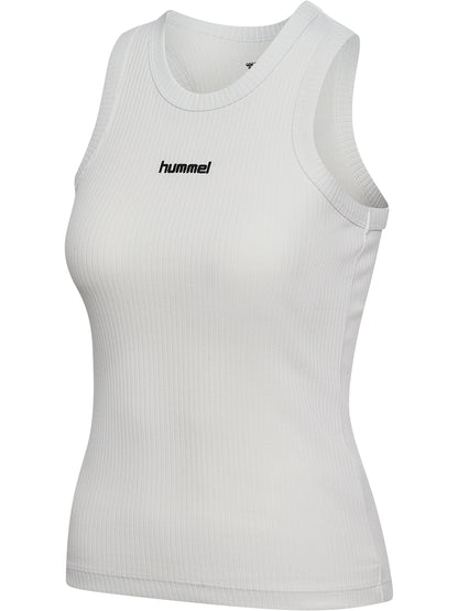 HUMMEL Foundation Rib Tank Top Damen (blanc de blanc)