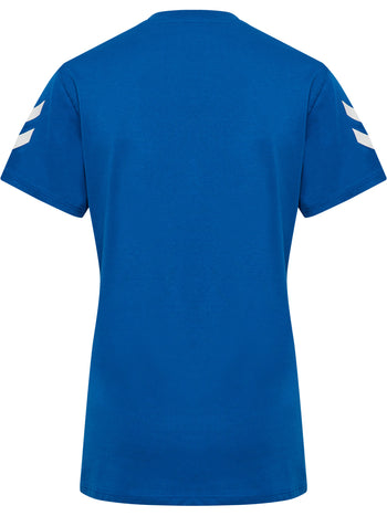 HUMMEL Go 2.0 Chevron T-Shirt S/S Damen (true blue)