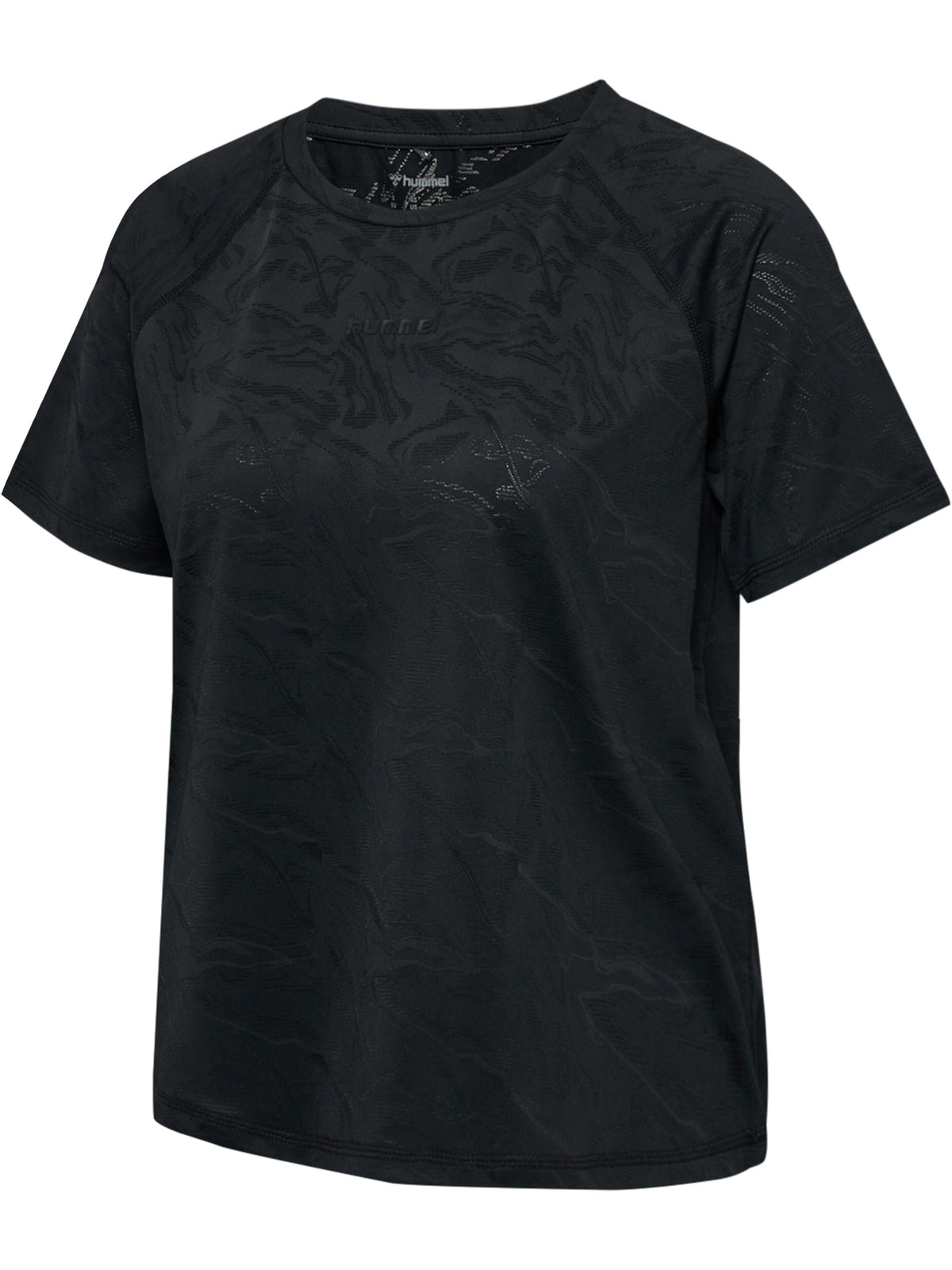 HUMMEL Vanja Jacquard T-Shirt S/S Damen (black)