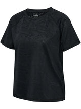 HUMMEL Vanja Jacquard T-Shirt S/S Damen (black)