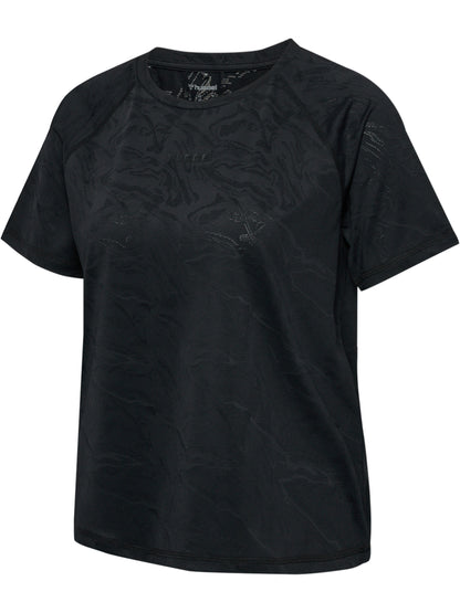 HUMMEL Vanja Jacquard T-Shirt S/S Damen (black)