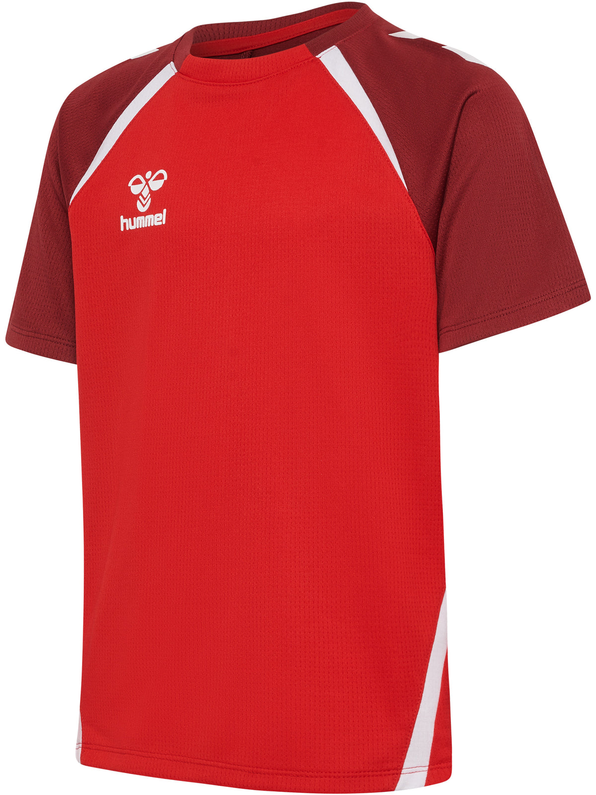 HUMMEL Lead 2.0 Jersey S/S Kind (true red/maroon)
