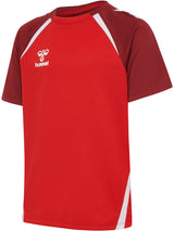 HUMMEL Lead 2.0 Jersey S/S Kind (true red/maroon)