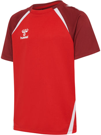 HUMMEL Lead 2.0 Jersey S/S Kind (true red/maroon)