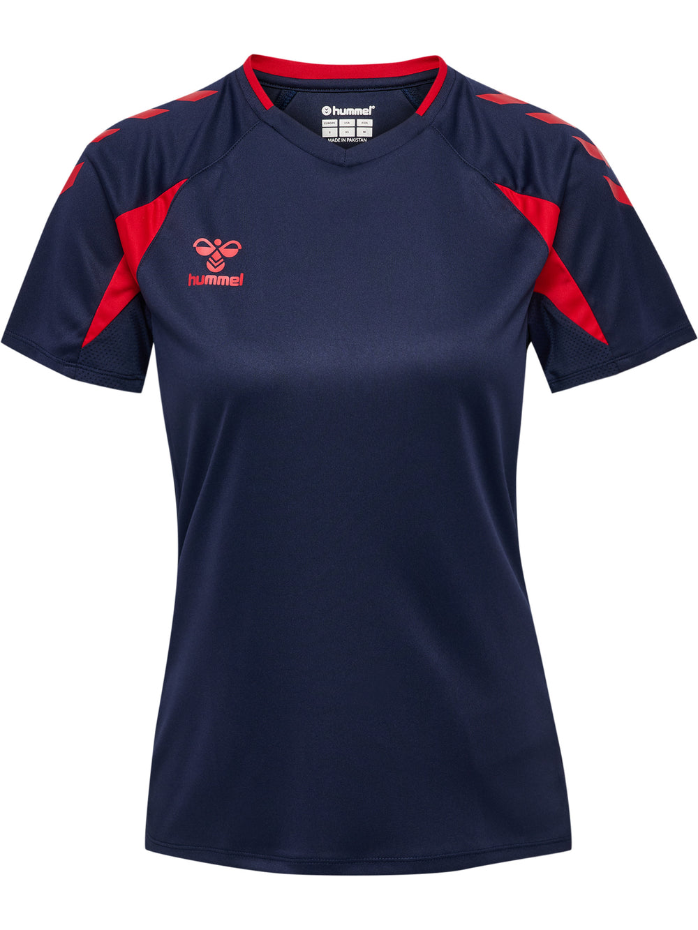 HUMMEL Core 2.0 Jersey S/S Damen (marine/true red)