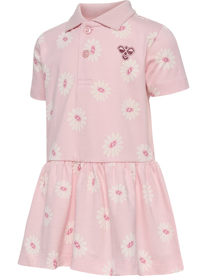 HUMMEL Mini Reg Flower Polo Dress S/S Kind (pale lilac)