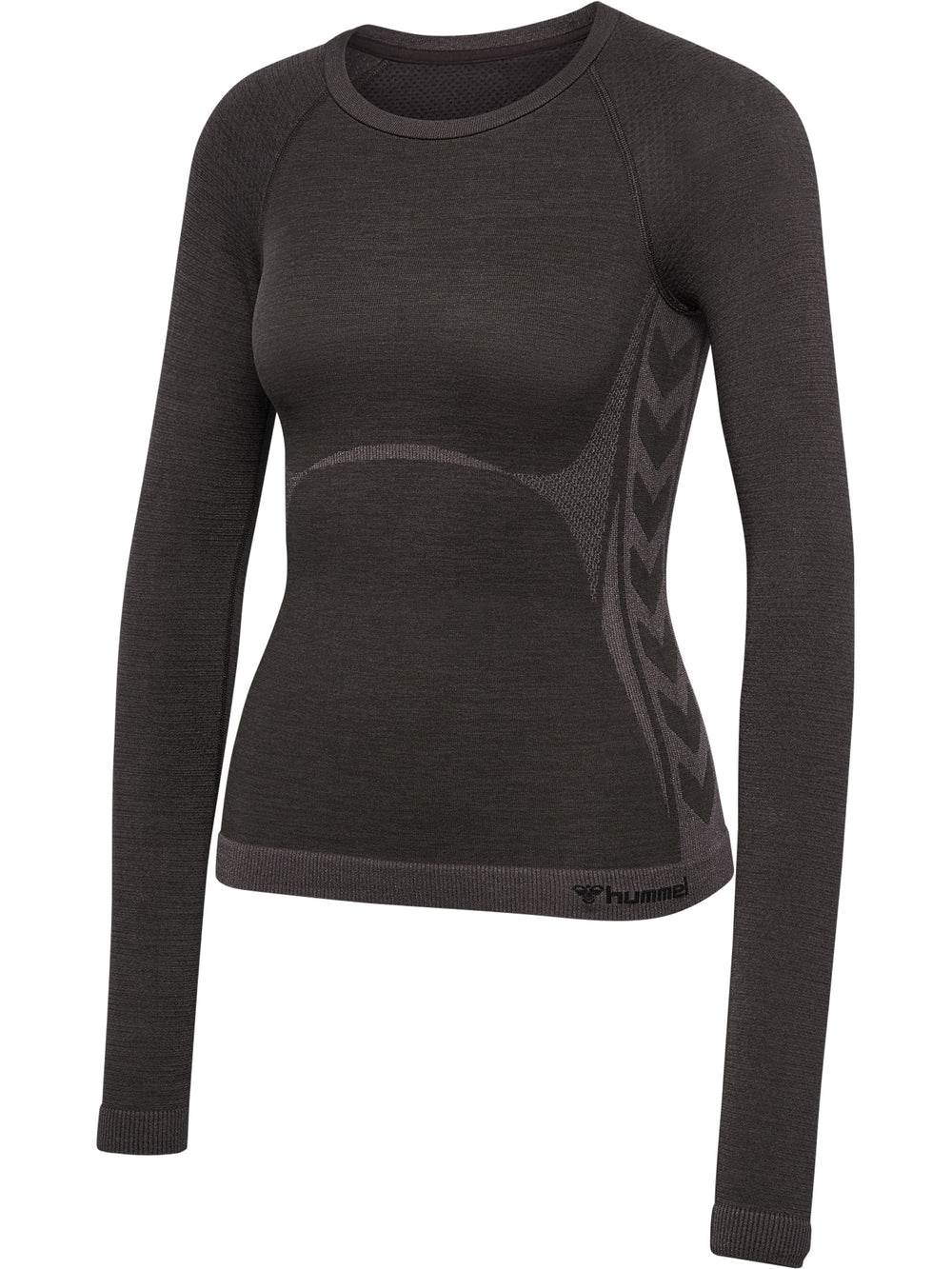 HUMMEL Clea Seamless Tight T-Shirt L/S Damen (shale)