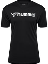 HUMMEL Logo Jersey S/S Unisex Schwarz