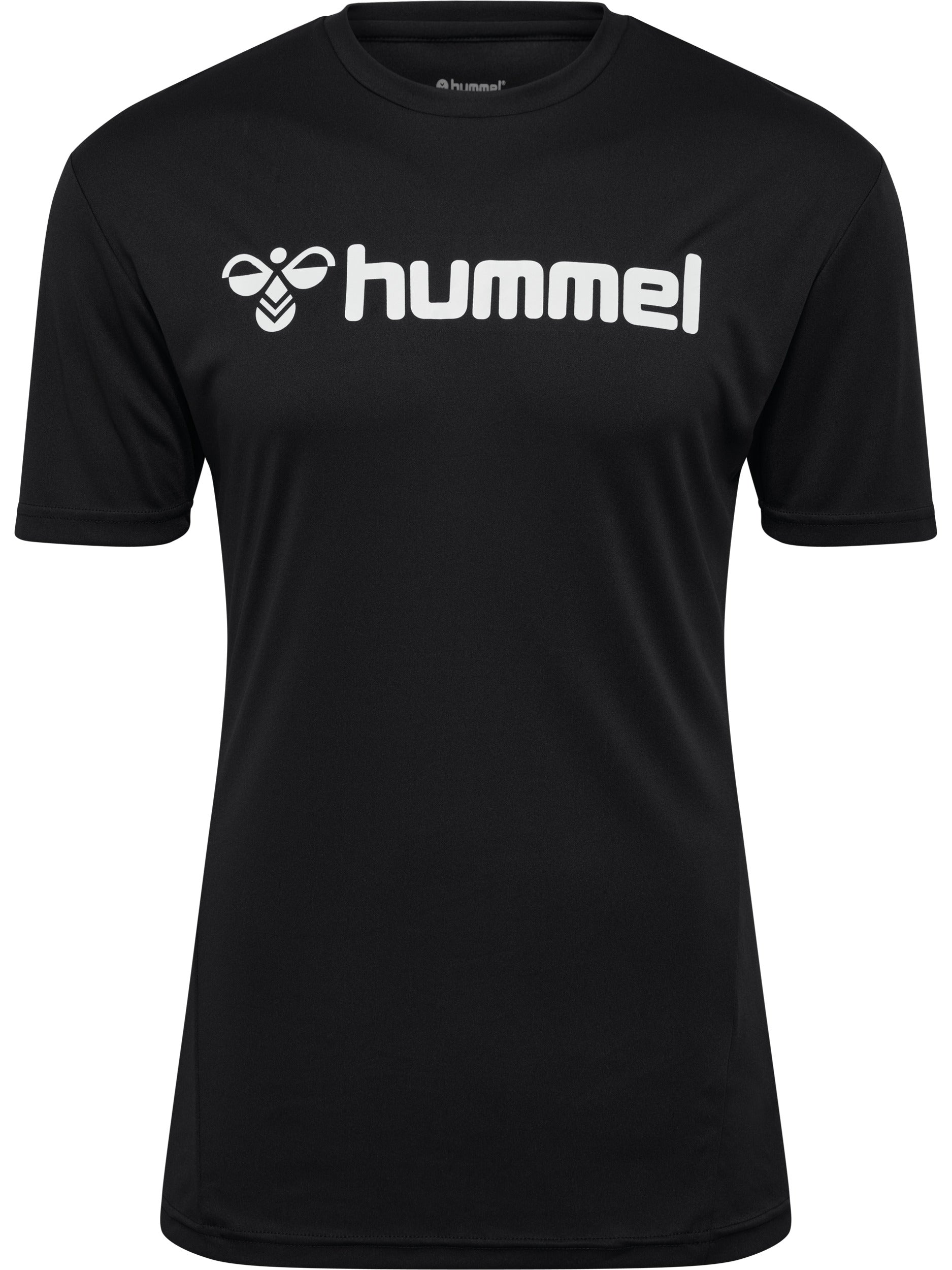 HUMMEL Logo Jersey S/S Unisex Schwarz