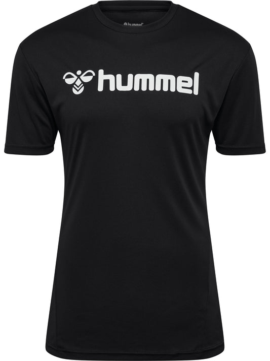HUMMEL Logo Jersey S/S Unisex Schwarz