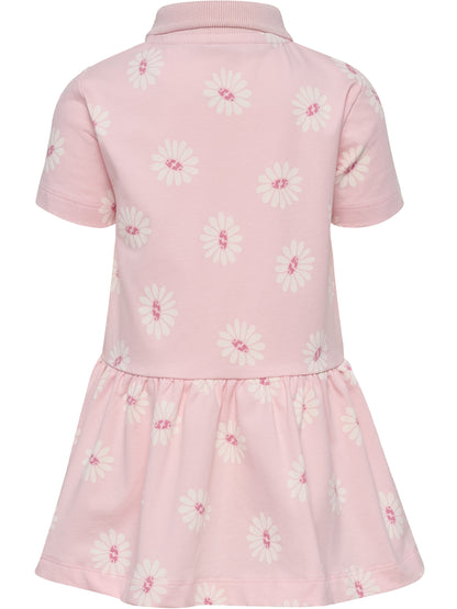 HUMMEL Mini Reg Flower Polo Dress S/S Kind (pale lilac)
