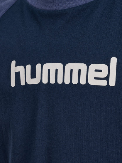 HUMMEL Logo T-Shirt S/S Kind (dress blues/blue indigo)