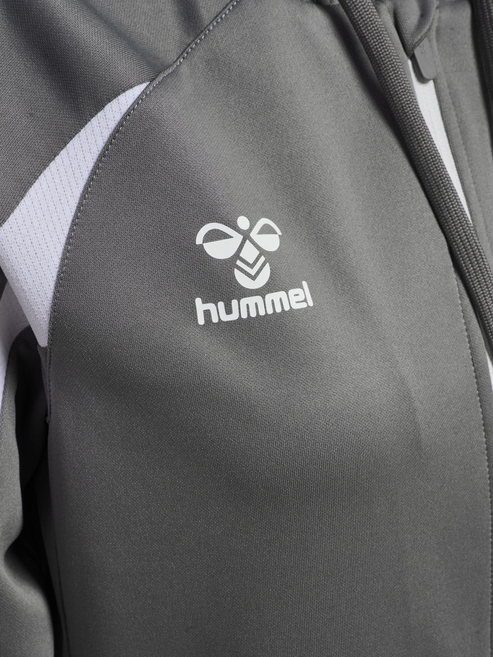 HUMMEL Core 2.0 Zip Hoodie Damen (steel gray/white)
