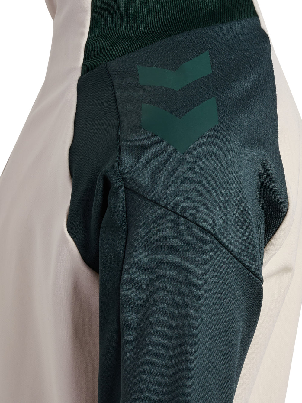 HUMMEL BLAZE27 Pro Training Halfzip Kind (buttercream/darkest spruce)