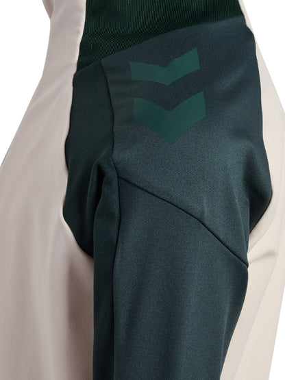 HUMMEL BLAZE27 Pro Training Halfzip Kind (buttercream/darkest spruce)