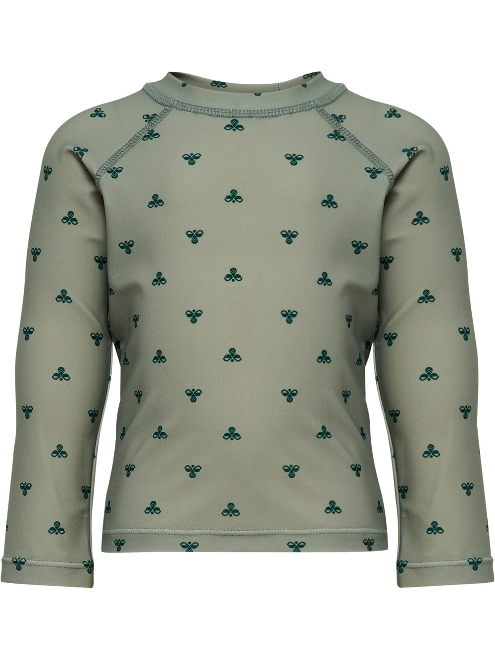 HUMMEL Mini Bee AOP Swim T-Shirt L/S Kind (shadow)