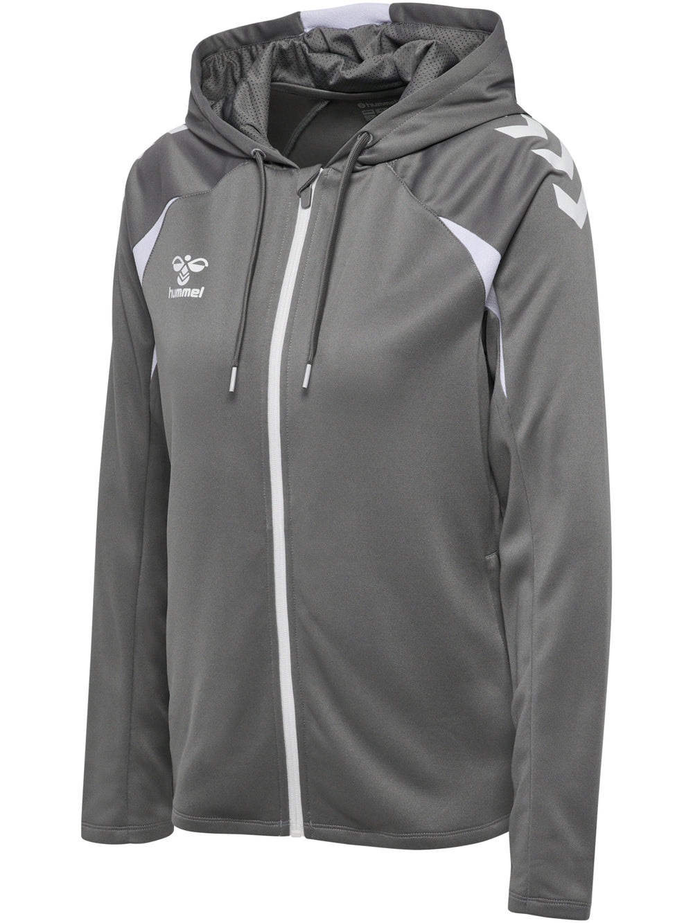 HUMMEL Core 2.0 Zip Hoodie Damen (steel gray/white)