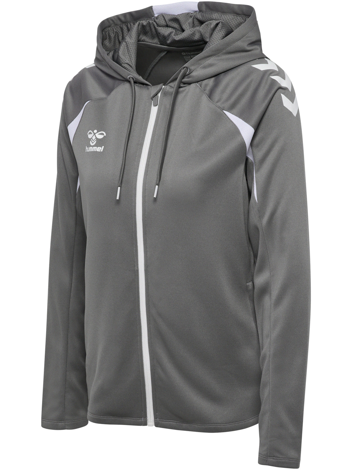 HUMMEL Core 2.0 Zip Hoodie Damen (steel gray/white)