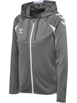 HUMMEL Core 2.0 Zip Hoodie Damen (steel gray/white)