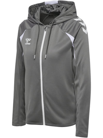 HUMMEL Core 2.0 Zip Hoodie Damen (steel gray/white)