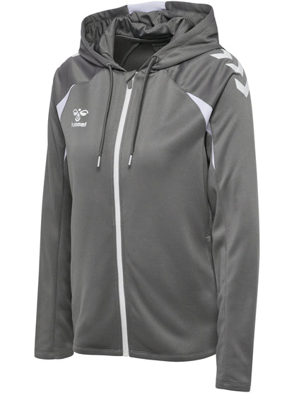HUMMEL Core 2.0 Zip Hoodie Damen (steel gray/white)