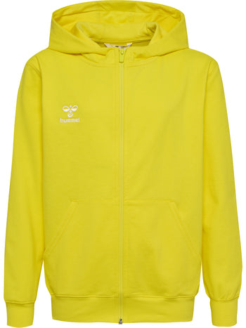 HUMMEL Go 2.0 Zip Hoodie Unisex Kind Gelb