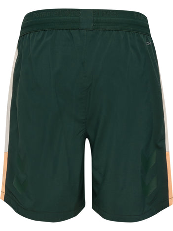 HUMMEL BLAZE27 Pro Training Shorts Kind (darkest spruce/buttercream)