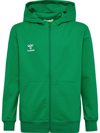 HUMMEL Go 2.0 Zip Hoodie Unisex Kind Grün