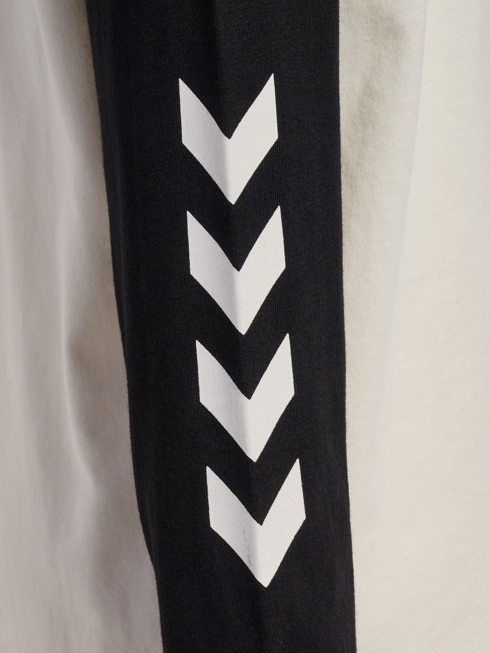HUMMEL Logo T-Shirt L/S Kind (marshmallow/black)