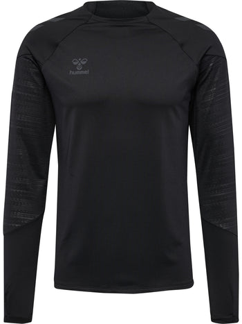 HUMMEL Pro Training Crew Sweat Unisex Schwarz