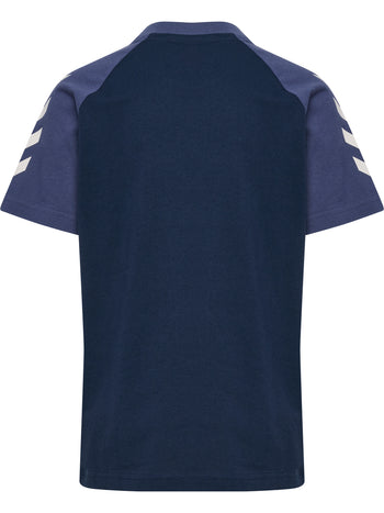 HUMMEL Logo T-Shirt S/S Kind (dress blues/blue indigo)
