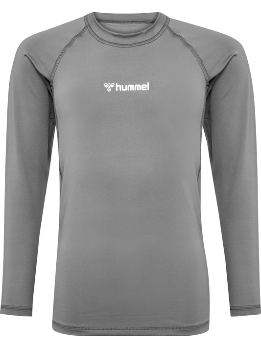 HUMMEL Bl Performance Tee L/S Unisex Kind Grau
