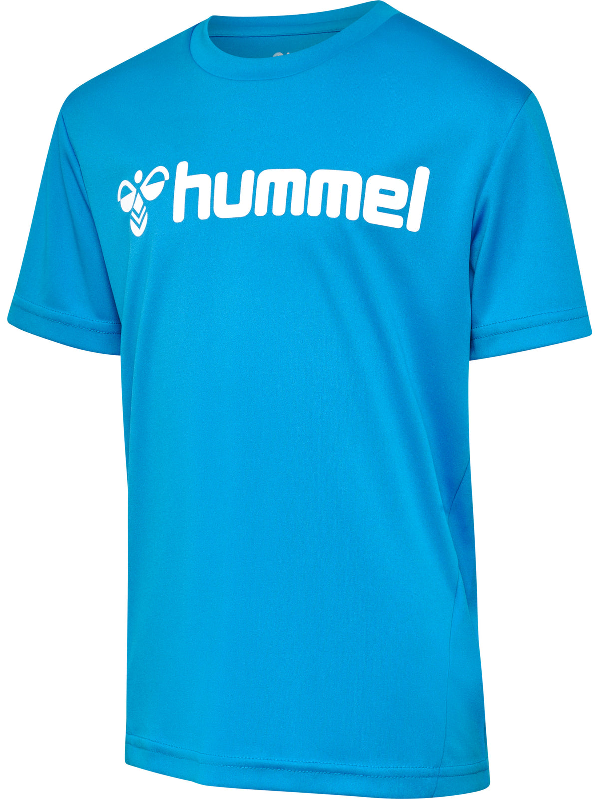 HUMMEL Logo Jersey S/S Kind (diva blue)