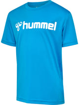 HUMMEL Logo Jersey S/S Kind (diva blue)