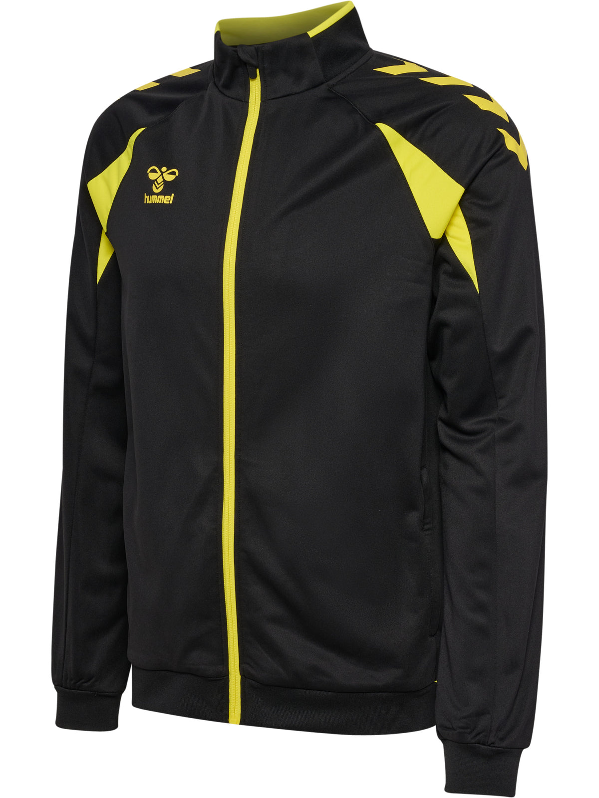 HUMMEL Core 2.0 Track Zip Jacket (black/blazing yellow)