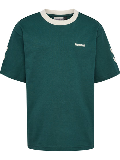 HUMMEL Loose Chevron T-Shirt Ss Kind (june bug)
