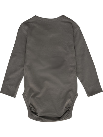 HUMMEL Mini 2-Pack Body L/S Kind (dark gull gray/vintage khaki)