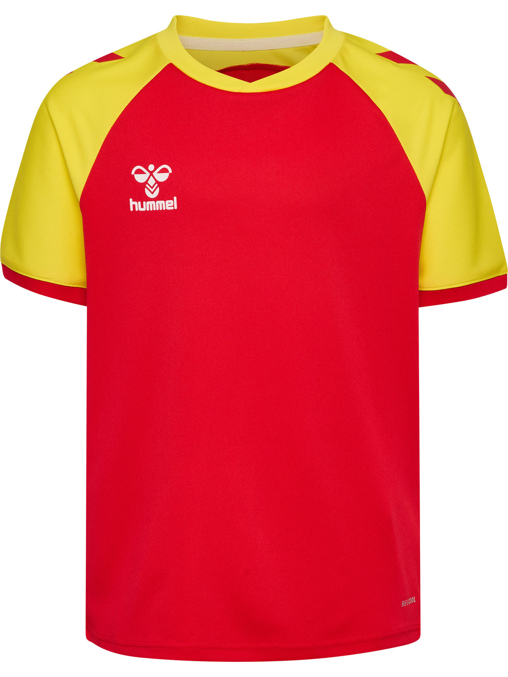 HUMMEL Match League Jersey S/S Kind (true red/blazing yellow)