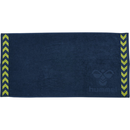 HUMMEL Small Towel (dark denim/lime punch)