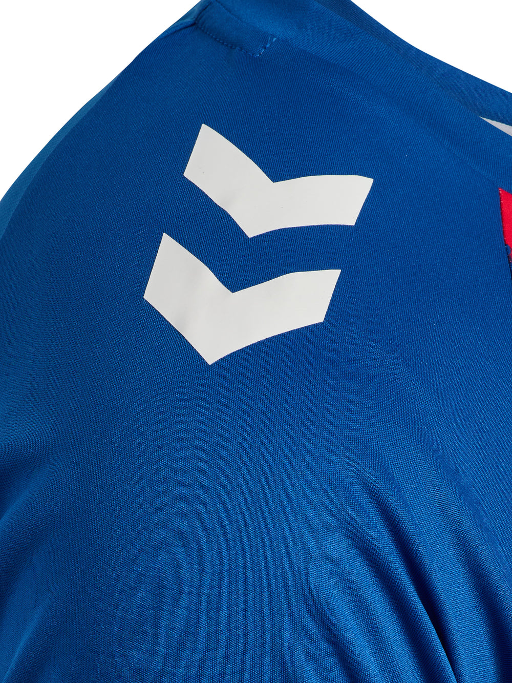 HUMMEL Match Striped Jersey S/S (true blue/true red)