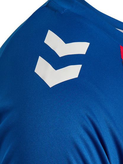 HUMMEL Match Striped Jersey S/S (true blue/true red)
