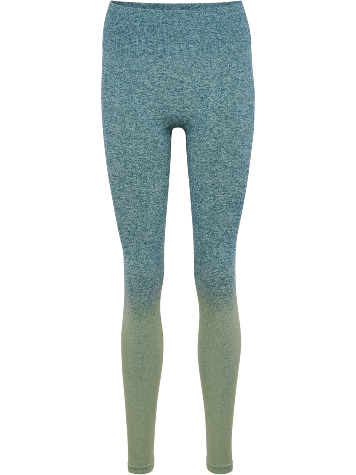 HUMMEL Yoga Seamless Gradient Hw Tights Damen (balsam/frosty green)
