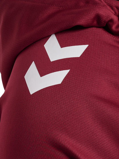 HUMMEL Lead 2.0 Zip Hoodie (true red/maroon)
