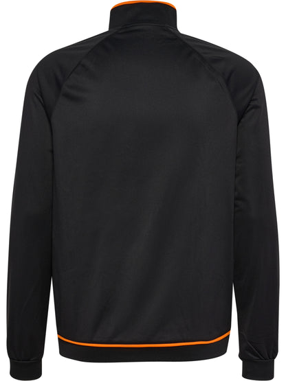 HUMMEL Core 2.0 Track Zip Jacket (black/orange tiger)