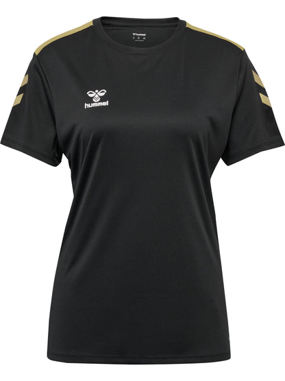 HUMMEL Essential 2.0 Jersey S/S Damen (black/gold)