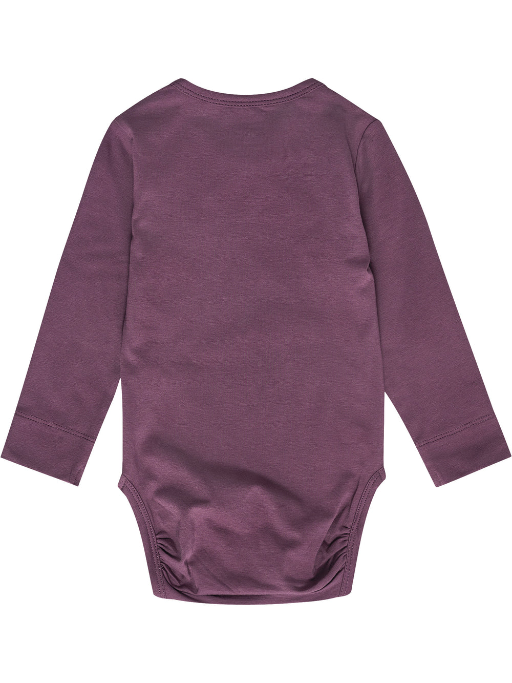 HUMMEL Mini 2-Pack Body L/S Kind (black plum/sea fog)